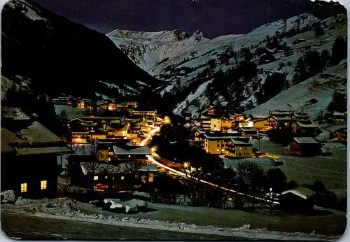 52655 - Salzburg - Hinterglemm , Panorama bei Nacht - gelaufen