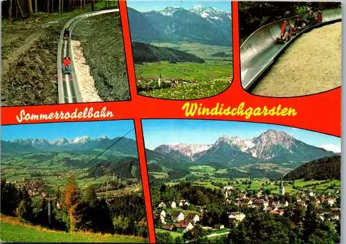 52658 - Oberösterreich - Windischgarsten , Sommerrodelbahn , Mehrbildkarte - gelaufen