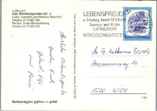 52659 - Oberösterreich - Windischgarsten , Hotel Bischofsberg , Gasthof Sperlhof , Mehrbildkarte - gelaufen 1982