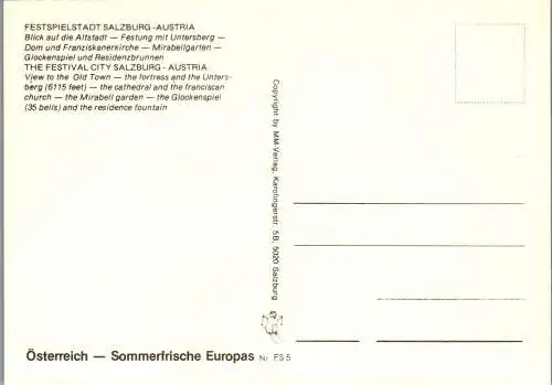 52661 - Salzburg - Salzburg , Mehrbildkarte - nicht gelaufen