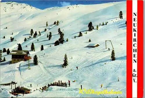 52670 - Salzburg - Neukirchen , am Großvenediger , Wildkogelbahnen , Winter , Ski - gelaufen 1983