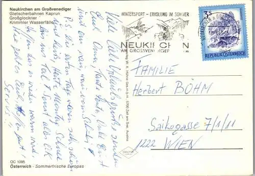 52674 - Salzburg - Neukirchen , am Großvenediger , Mehrbildkarte - gelaufen 1983