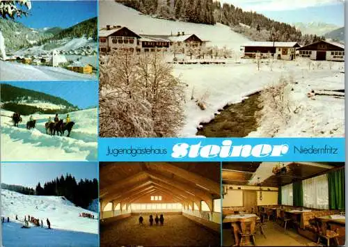 52675 - Salzburg - Niedernfritz , Jugendheim und Gasthof Steiner , Jugendgästehaus , Mehrbildkarte - gelaufen