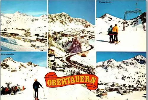 52687 - Salzburg - Obertauern , Ski , Winter , Mehrbildkarte - gelaufen 1981