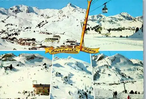 52692 - Salzburg - Obertauern , Winter , Ski , Mehrbildkarte - gelaufen 1974