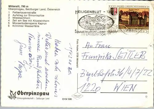 52703 - Salzburg - Mittersill , Mehrbildkarte - gelaufen 1983