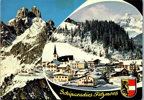 52716 - Salzburg - Filzmoos , Panorama , Hofpürglhütte - gelaufen 1976