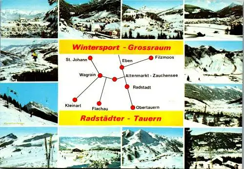 52725 - Salzburg - Radstadt , Radstädter Tauern , Mehrbildkarte - gelaufen