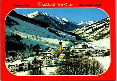 52754 - Salzburg - Saalbach , Panorama - gelaufen 1986