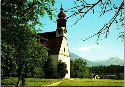 52772 - Oberösterreich - St. Agatha , Kirche gegen Krippenstein - gelaufen 1973