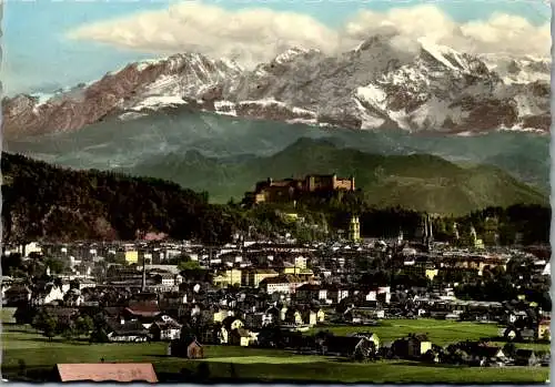 52779 - Salzburg - Salzburg , mit dem Hohen Göll - gelaufen 1961