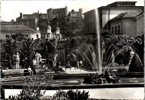 52791 - Salzburg - Salzburg , Mirabellgarten - gelaufen 1957