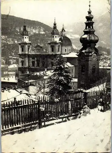 52798 - Salzburg - Salzburg , Blick vom Mönchsberg - gelaufen 1966