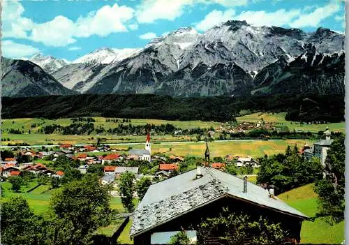 52804 - Tirol - Volders , Baumkirchen , Blick gegen Bettelwurf - gelaufen 1967