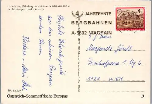 52805 - Salzburg - Wagrein , Mehrbildkarte - gelaufen