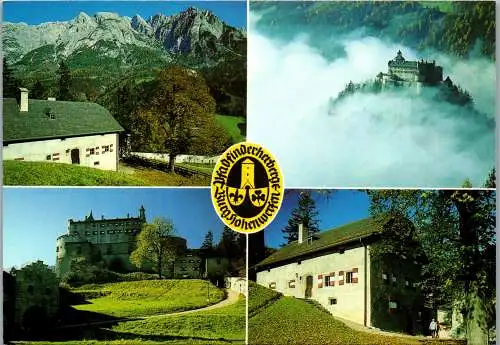 52817 - Salzburg - Werfen , Pfadfinderherberge , Burg Hohenwerfen - gelaufen