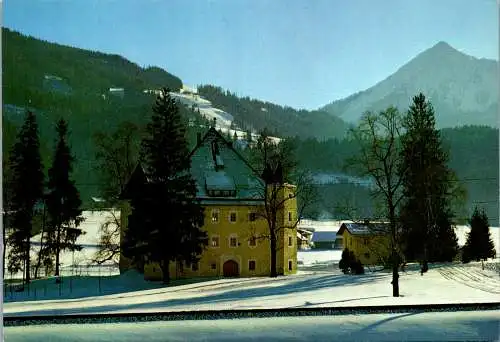 52830 - Salzburg - Radstadt , Bundesschullandheim , Schloss Tandalier - gelaufen 1981