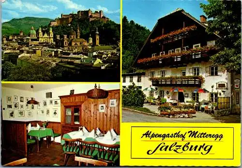 52836 - Salzburg - Salzburg , Gasthof Mitteregg am Gaisberg , A. u. F. Rihar - gelaufen 1979