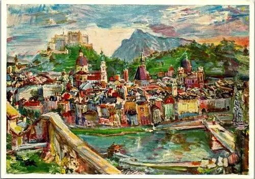 52838 - Salzburg - Salzburg , Oskar Kokoschka , Bruckmanns Bildkarte Nr. 236 - nicht gelaufen