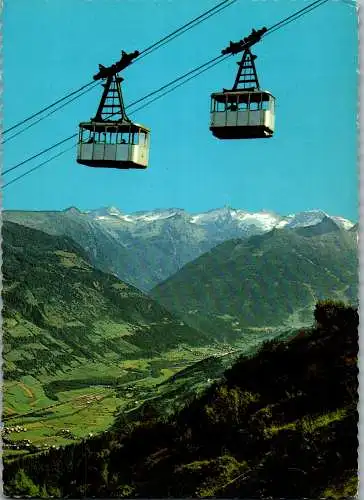 52846 - Salzburg - Bad Hofgastein , Gondelkreuzung der Seilbahn zur Kleinen Scharte , Tischlerkargletscher