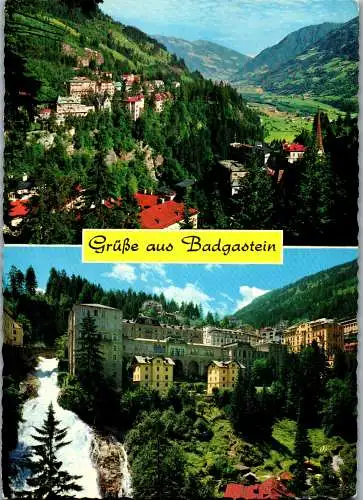 52852 - Salzburg - Bad Gastein , Mehrbildkarte - gelaufen 1970