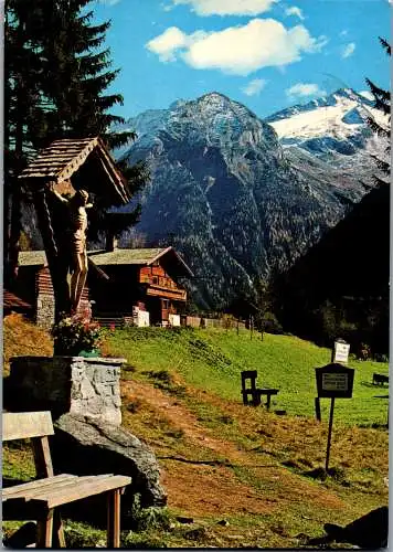 52863 - Salzburg - Bad Gastein , Luis Trenker Kreuz am Malerwinkel , Hoteldorf Grüner Baum - gelaufen 1988