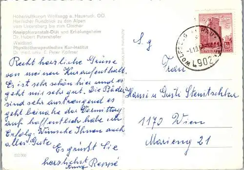 52883 - Oberösterreich - Wolfsegg , am Hausruck , Mehrbildkarte - gelaufen 1969