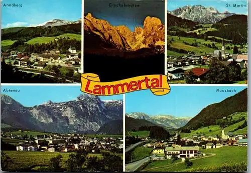 52890 - Salzburg - Lammertal , Annaberg , Abtenau , St. Martin , Russbach - gelaufen