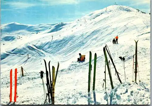 52891 - Salzburg - Leogang , Wintersport , Saalbach , Asitz Schigebiet , Asitzkogel - gelaufen 1978