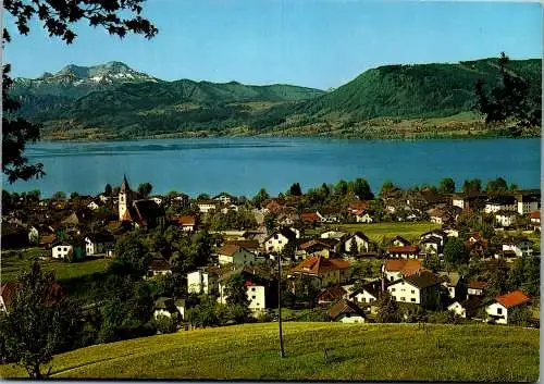 52903 - Oberösterreich - Weyregg , am Attersee gegen Schafberg - gelaufen 1984