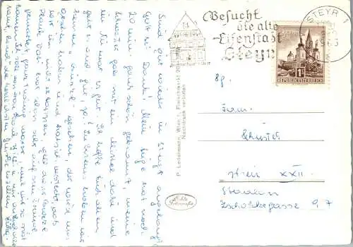 52907 - Oberösterreich - Steyr , an der Enns - gelaufen 1963