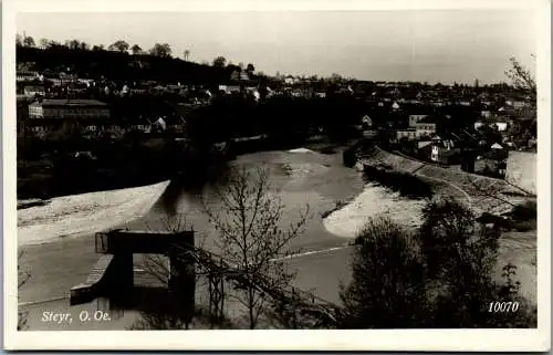 52910 - Oberösterreich - Steyr , Ansicht , Enns - gelaufen 1956