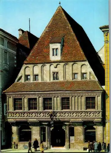 52912 - Oberösterreich - Steyr , Bummerlhaus am Stadtplatz - gelaufen 1980