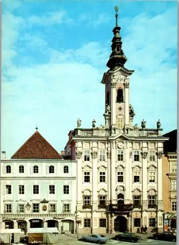 52921 - Oberösterreich - Steyr , Stadtplatz , Rathaus - nicht gelaufen