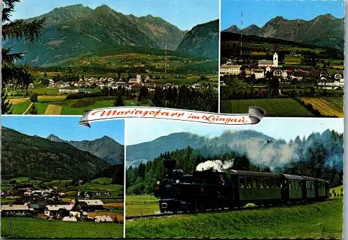 52927 - Salzburg - Mariapfarr , Bummerlzug , Mehrbildkarte - gelaufen 1979