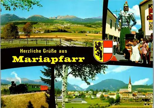 52929 - Salzburg - Mariapfarr , Mehrbildkarte , Murtalbahn - gelaufen 1977