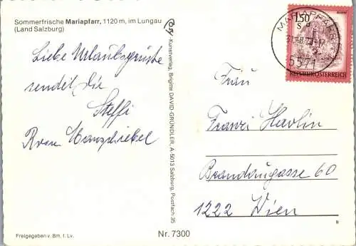 52933 - Salzburg - Mariapfarr , Lungau , Roteck , Preber , Panorama - gelaufen 1978