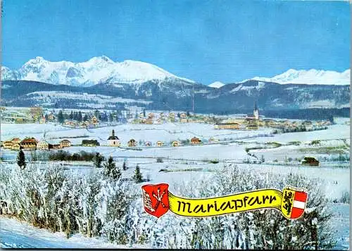 52938 - Salzburg - Mariapfarr , Winter , Panorama - gelaufen 1984