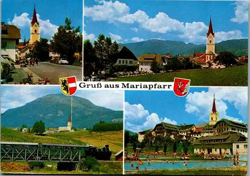 52948 - Salzburg - Mariapfarr , Mehrbildkarte - gelaufen 1991