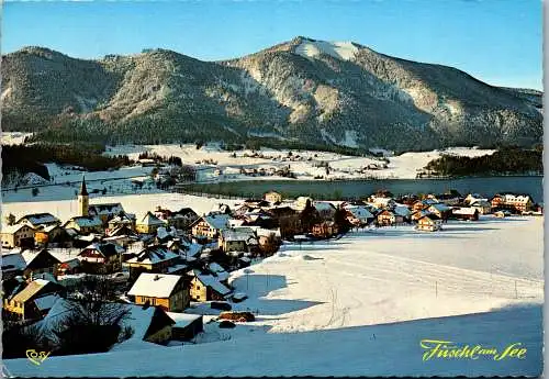 52965 - Salzburg - Fuschl am See , Panorama , Winter , Filbling - gelaufen 1973