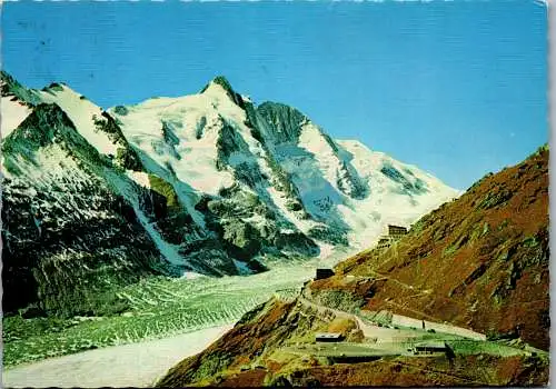 52988 - Kärnten - Großglockner , Hochalpenstraße , Franz Joseph Höhe , Pasterzengletscher , Pasterze - gel. 1983