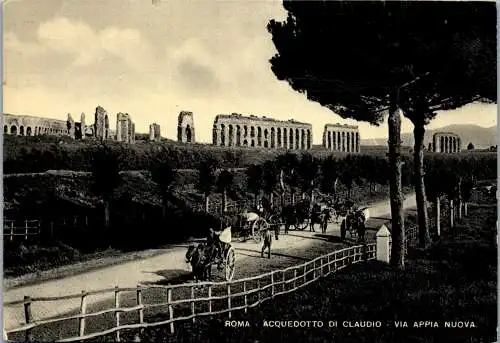 52996 - Italien - Rom , Roma , Acquedotto di Claudio , Via Appia Nuova - nicht gelaufen