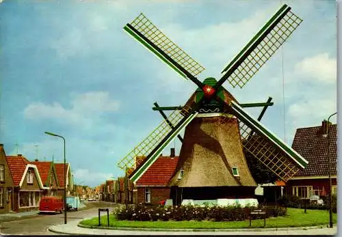 53000 - Niederlande - Den Oever , Wieringen , Molen De Hoop , Windmühle - nicht gelaufen