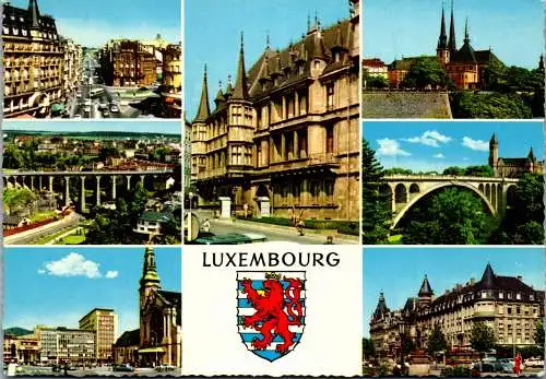 53008 - Luxemburg - Luxembourg , Mehrbildkarte - nicht gelaufen