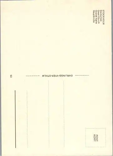 53029 - Schweden - Stockholm , Storkyrkan - nicht gelaufen