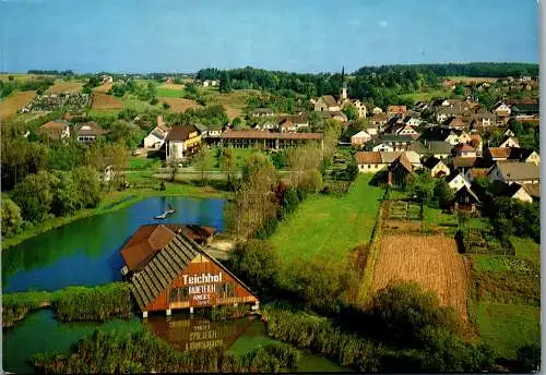 53050 - Steiermark - Kaindorf , Panorama , Teichhof Badeteich - gelaufen 1986