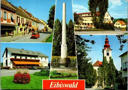 53060 - Steiermark - Eibiswald , Mehrbildkarte - gelaufen 1991