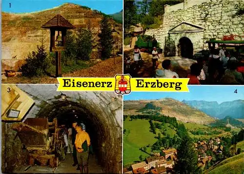 53079 - Steiermark - Eisenerz , Erzberg , Mehrbildkarte - nicht gelaufen