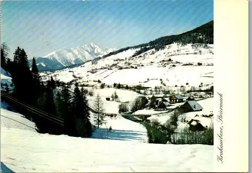 53100 - Steiermark - Krakauebene , Panorama , Winter - gelaufen 1984