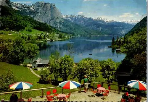 53122 - Steiermark - Liezen , Grundlsee mit Backstein und Totem Gebirge - gelaufen